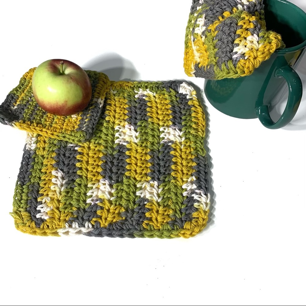 Handmade 100% cotton dish towels